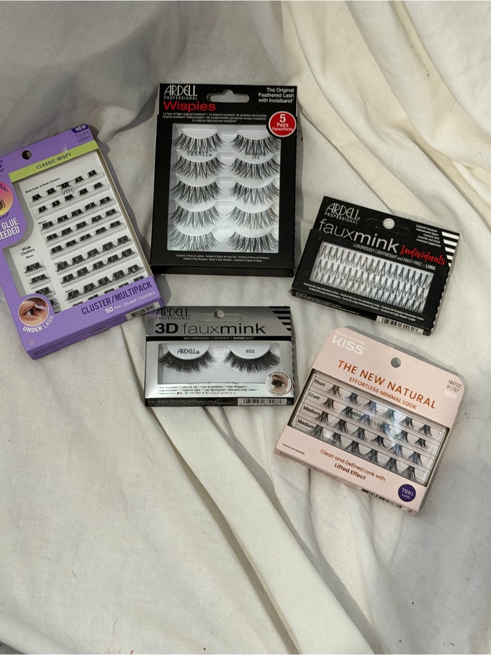 Assorted False Eyelash Multipack Set - White Packaging